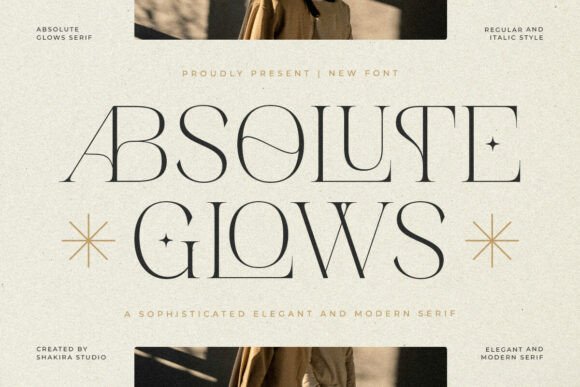 Absolute Glows: A Font for Elegant Branding