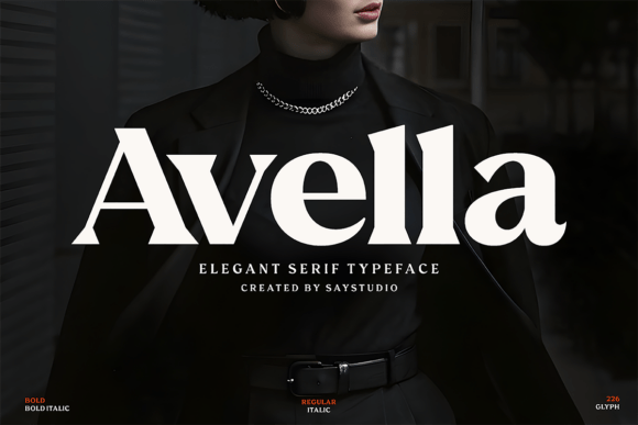 Avella: A Font for Business Elegance