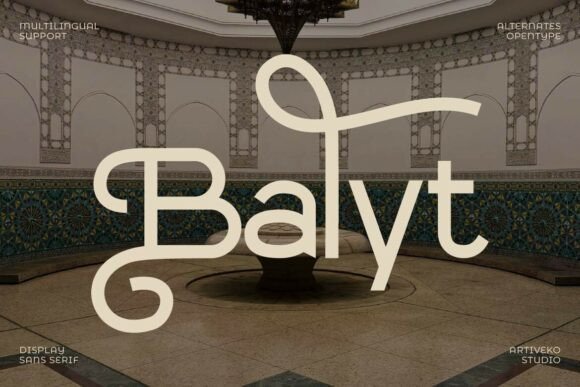 Balyt: A Modern Sans Serif Font for Bold Branding
