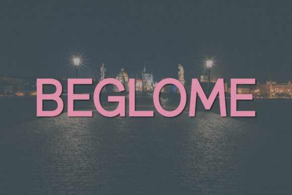 Beglome: A Modern Sans Serif Typeface for Editorial Design