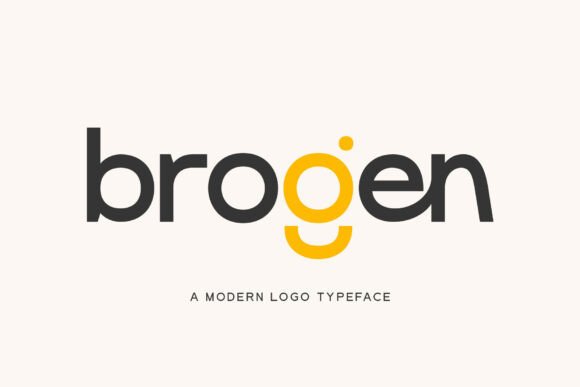 Brogen: A Modern Typeface for Editorial Design