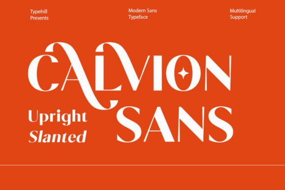 Calvion Sans: The Modern Typeface That Elevates Your Brand