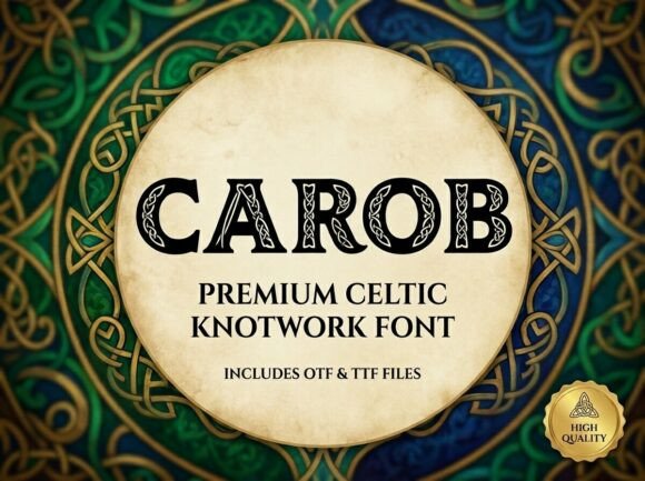 Carob: A Bold Typeface for Editorial Design