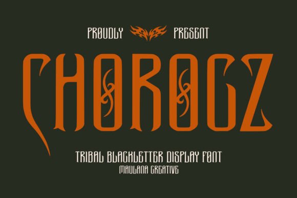 Chorocz: A Bold Blackletter Typeface for Editorial Impact