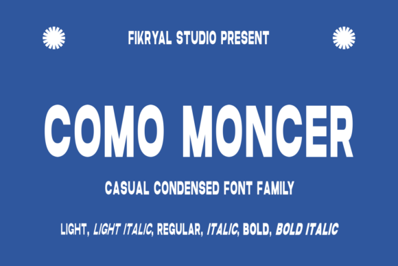 Como Moncer: The Condensed Typeface for High-Impact Marketing