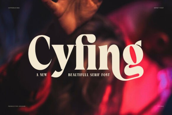 Cyfing: The Elegant Serif Font for Polished Brand Identity