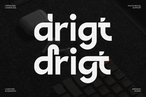 Drigt Typeface Review: A Modern Sans Serif for Web Design