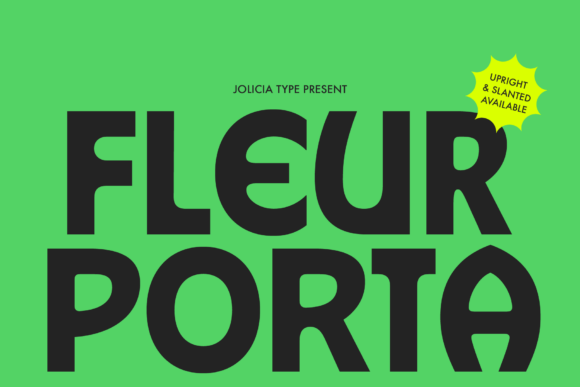 Fleur Porta: A Modern Sans Serif Typeface for Web Design