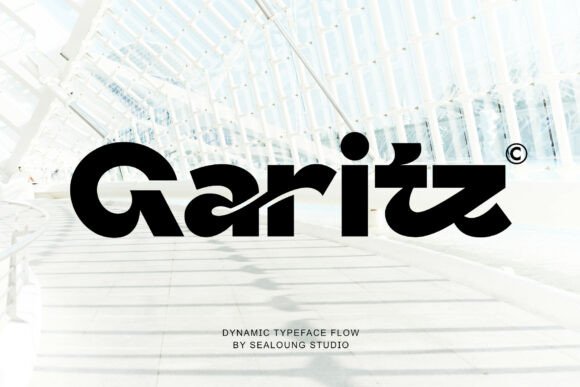 Garitz: Bold, Flowing Type for Digital Campaigns