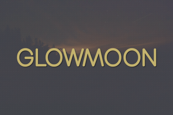 Glowmoon: A Modern Sans Serif Typeface for Editorial Design