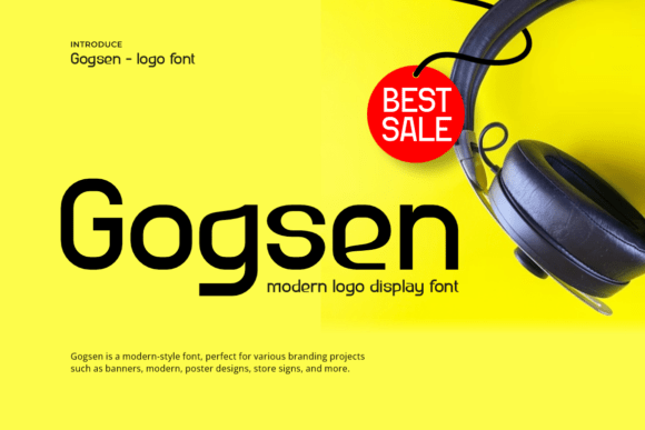 Gogsen Font: The Modern Typeface for Clear Campaigns