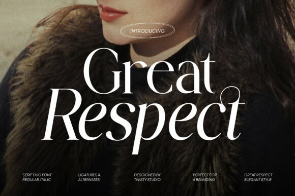 Great Respect: A Font for Polished Branding