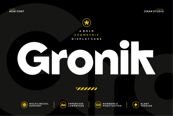 Gronik: A Bold Font for Modern Web Design