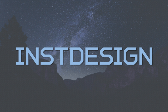 Instdesign: A Modern Sans Serif Typeface for Digital Brands