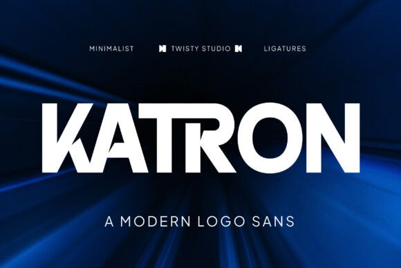 Katron Typeface: A Minimalist Sans Serif for Editorial Design