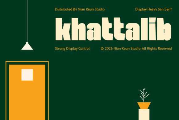 Khattalib: A Bold Font for Business