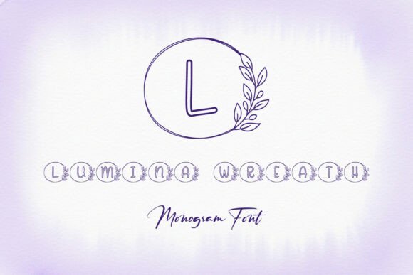 Lumina Wreath Font for Business Branding