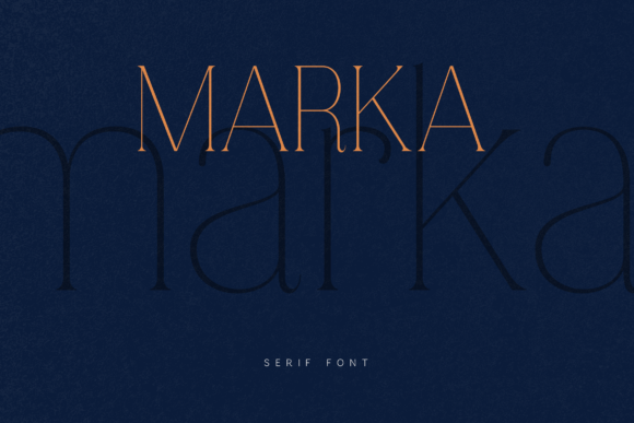 Marka: A Minimalist Serif Font for Editorial Elegance