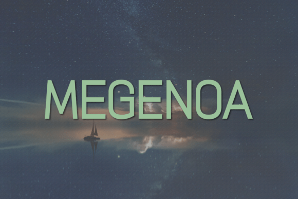 Megenoa: A Modern Sans Serif Typeface for Branding