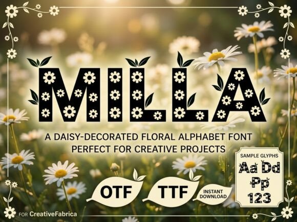 Milla: A Vibrant Display Font for Editorial Design
