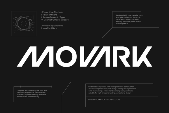 Movark: A Bold Sans Serif Typeface for Modern Web Design