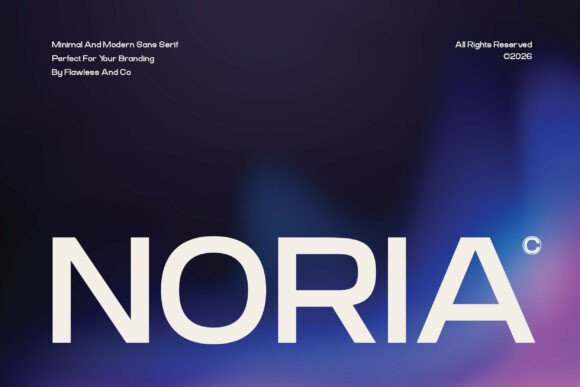 Noria: The Modern Sans Serif Font for Handmade Brands
