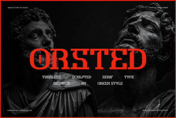 Orsted: A Bold Serif Typeface for Modern Web Design