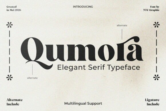 Qumora: A Font for Elegant Branding