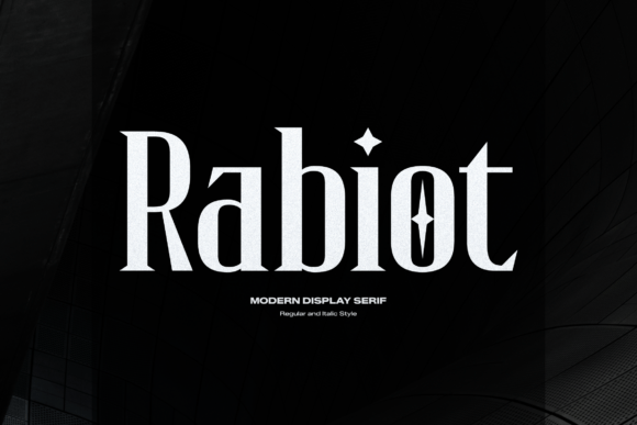 Rabiot: A Font for Elegant Storytelling