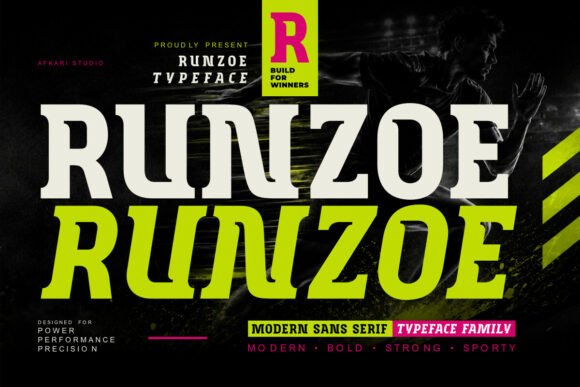 Runzoe: Bold Typography for Impactful Campaigns