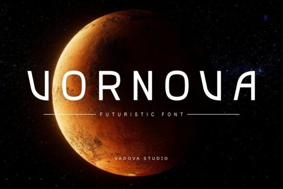 Vornova: Futuristic Font for Modern Design