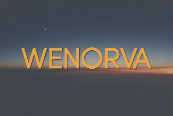 Wenorva: A Modern Sans Serif Typeface for Polished Branding