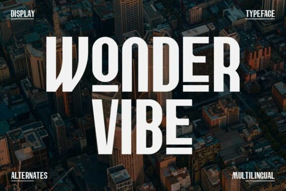 Wonder Vibe: A Creative Font for Modern Marketing